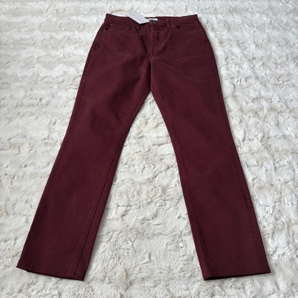 NWT GRLFRND Women's Size 25 Burgundy Red The Karolina Skinny Jeans - Picture 4 of 6